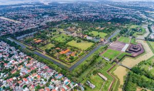 Explore the walking route along the wall of Hue Citadel