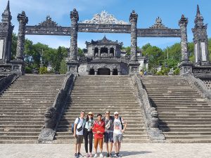 Hue group tour Khai Dinh Tomb